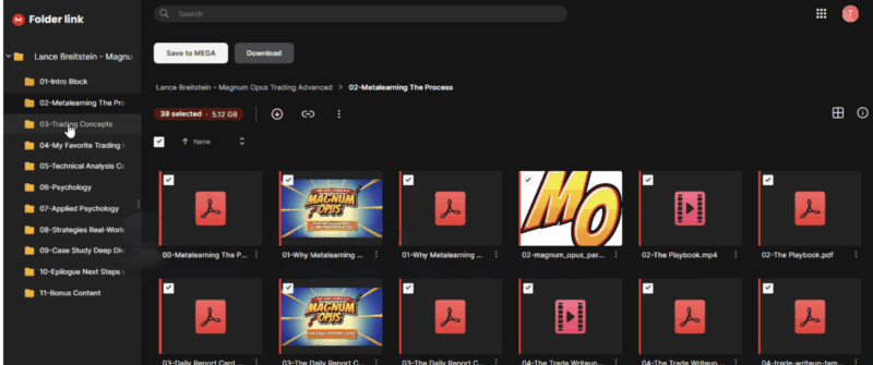 Lance Breitstein - Magnum Opus Trading Advanced